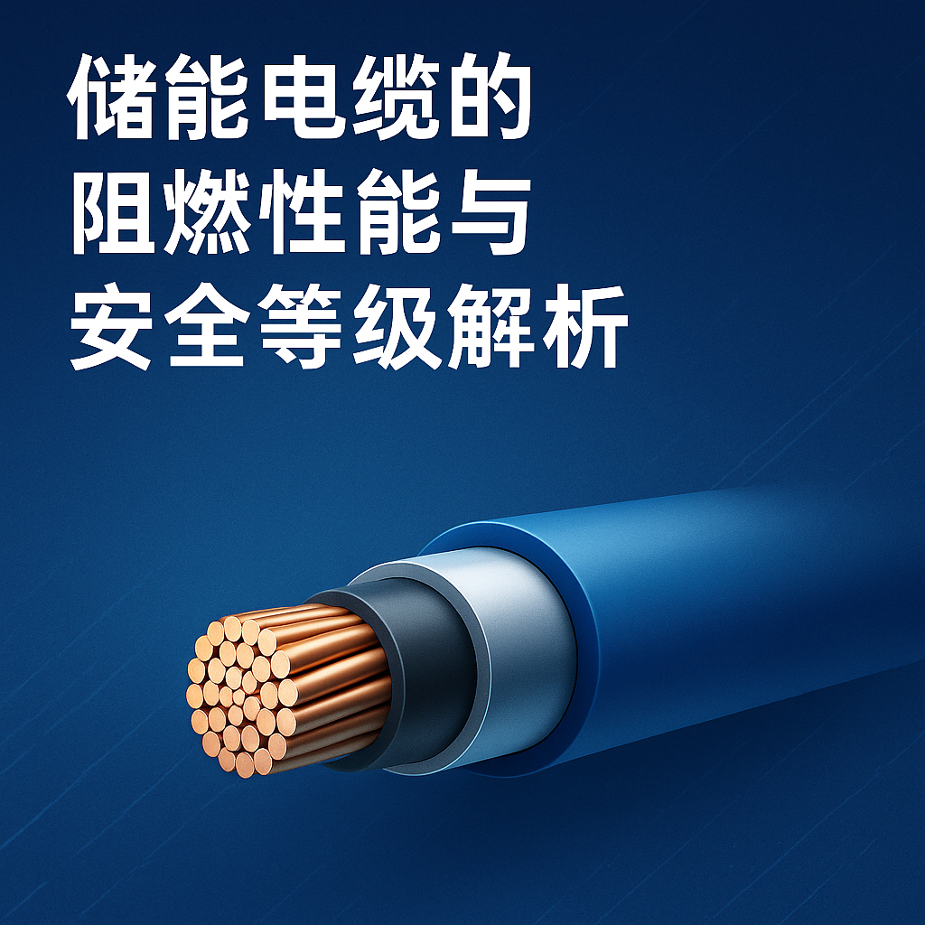 儲能電（diàn）纜的（de）阻燃性能與安全等級解析