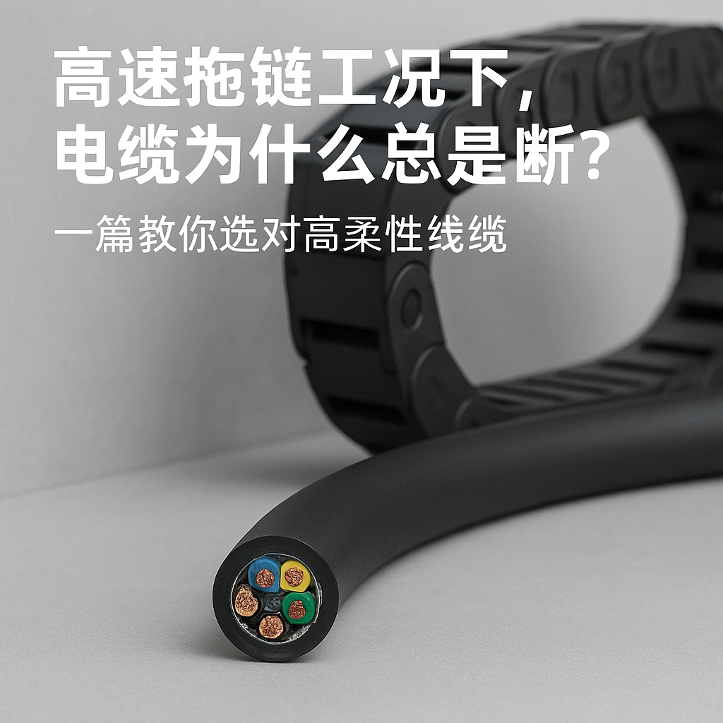 高速拖鏈工況下，電纜為什麽總是斷？一（yī）篇教你選對高柔性線纜