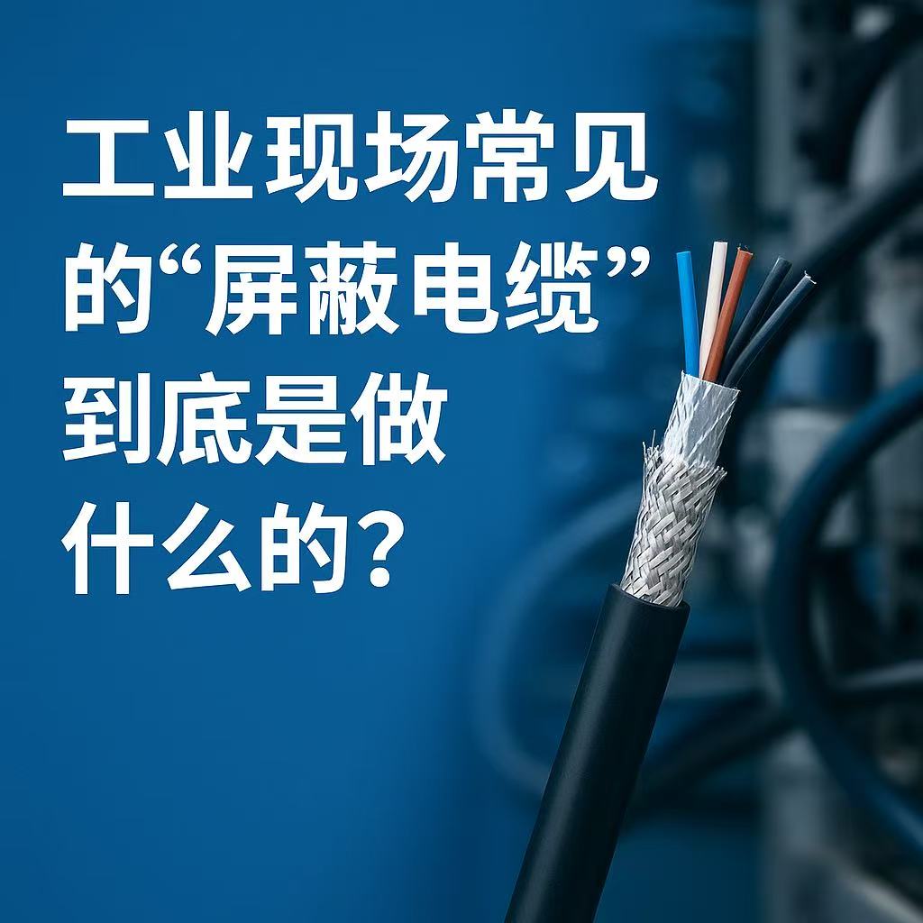 工（gōng）業現場常見的“屏蔽電纜”到底是做什麽的？