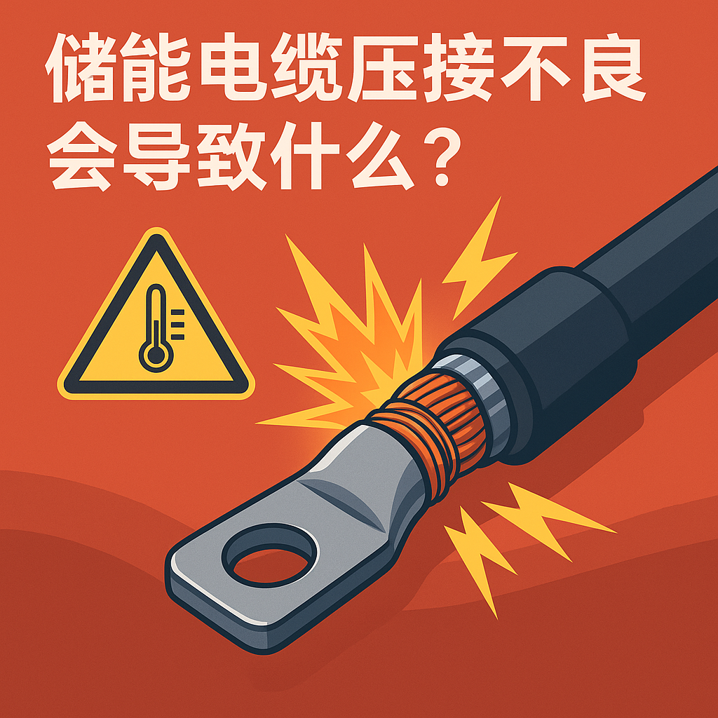儲能電（diàn）纜壓接不良會導致什麽？